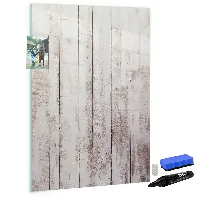 Magnettafel aus Holz zum Schreiben
