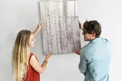 Magnettafel aus Holz zum Schreiben