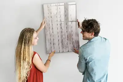 Magnettafel aus Holz zum Schreiben
