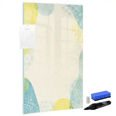 Magnettafel zum Schreiben mit dekorativem Rahmen