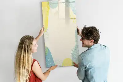 Magnettafel zum Schreiben mit dekorativem Rahmen