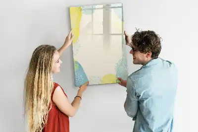 Magnettafel zum Schreiben mit dekorativem Rahmen
