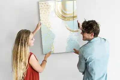 Magnettafel zum Beschreiben dekorative Abstraktion