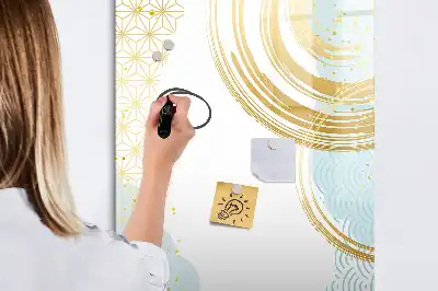 Magnettafel zum Beschreiben dekorative Abstraktion