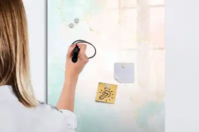 Magnettafel beschreibbar Motiv Pastell-Abstraktion