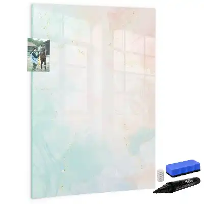 Magnettafel beschreibbar Motiv Pastell-Abstraktion