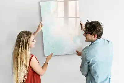 Magnettafel beschreibbar Motiv Pastell-Abstraktion
