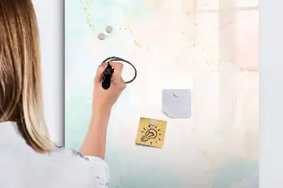 Magnettafel beschreibbar Motiv Pastell-Abstraktion