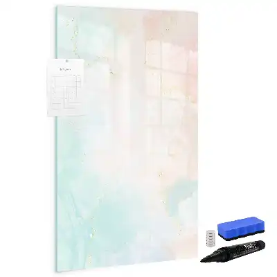 Magnettafel beschreibbar Motiv Pastell-Abstraktion