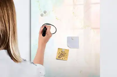 Magnettafel beschreibbar Motiv Pastell-Abstraktion