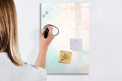 Magnettafel beschreibbar Motiv Pastell-Abstraktion