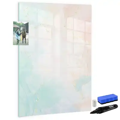 Magnettafel beschreibbar Motiv Pastell-Abstraktion