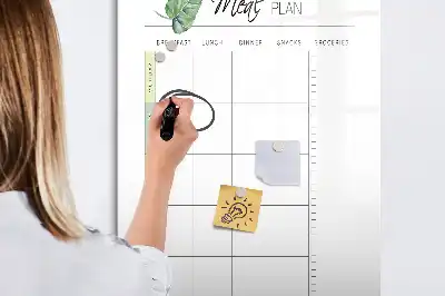 Magnetische Schreibtafel für den Speiseplan