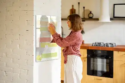Magnettafel zum Beschreiben als Menüplaner