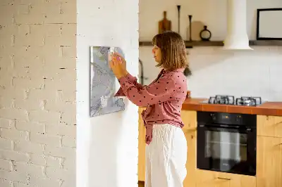 Magnettafel zum Beschreiben in Dekormarmor-Optik