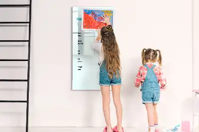 Finanzplaner mit Magnettafel zum Beschreiben