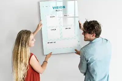 Gesundheitsplaner als beschreibbare Magnettafel