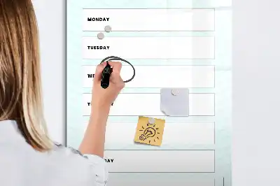 Magnetischer Wochenplaner beschreibbare Magnettafel