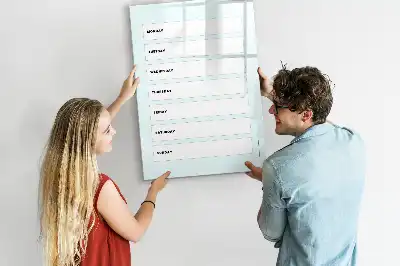 Magnetischer Wochenplaner beschreibbare Magnettafel