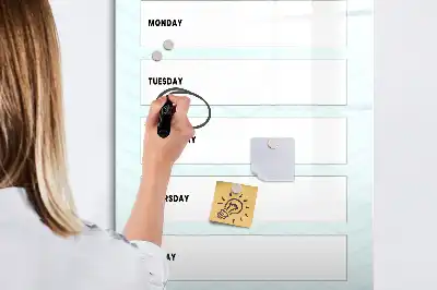 Magnetischer Wochenplaner beschreibbare Magnettafel