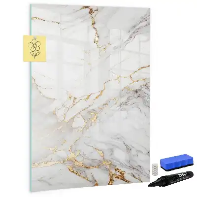 Magnettafel beschreibbar in Dekormarmor