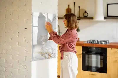 Magnettafel beschreibbar in Dekormarmor