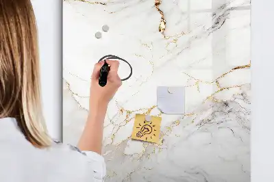 Magnettafel beschreibbar in Dekormarmor