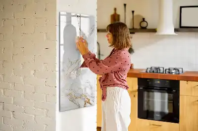 Magnettafel beschreibbar in Dekormarmor