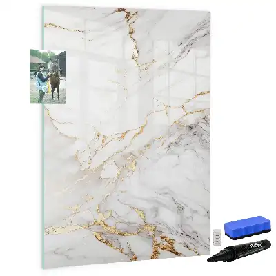 Magnettafel beschreibbar in Dekormarmor