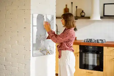 Magnettafel beschreibbar in Dekormarmor