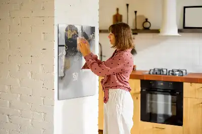Magnettafel beschreibbar mit Marmor Abstraktion
