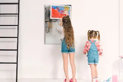Magnettafel beschreibbar mit Marmor Abstraktion