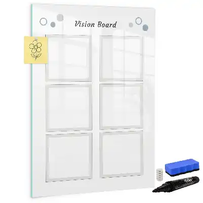 Magnettafel zum Beschreiben als Vision Board