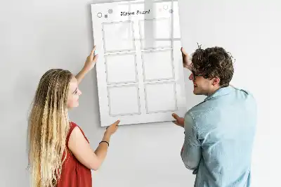 Magnettafel zum Beschreiben als Vision Board