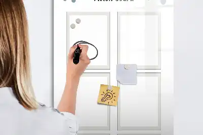 Magnettafel zum Beschreiben als Vision Board