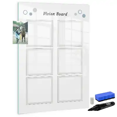 Magnettafel zum Beschreiben als Vision Board