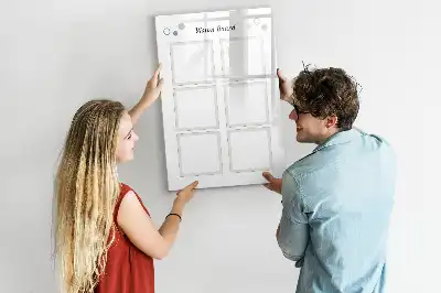 Magnettafel zum Beschreiben als Vision Board
