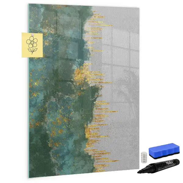 Magnettafel beschreibbar mit dekorativem Muster