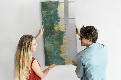 Magnettafel beschreibbar mit dekorativem Muster