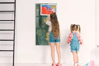 Magnettafel beschreibbar mit dekorativem Muster