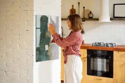 Magnettafel beschreibbar mit dekorativem Muster