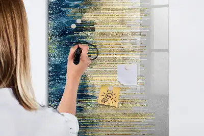 Magnettafel zum Beschreiben mit dekorativem Muster