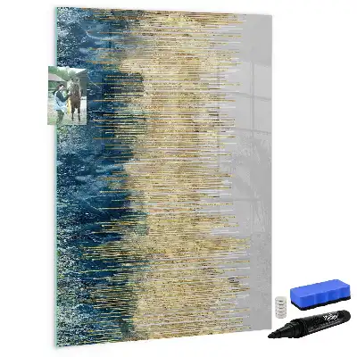 Magnettafel zum Beschreiben mit dekorativem Muster