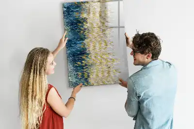 Magnettafel zum Beschreiben mit dekorativem Muster