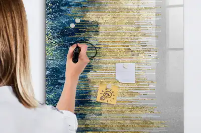 Magnettafel zum Beschreiben mit dekorativem Muster