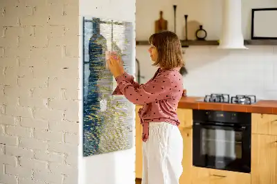 Magnettafel zum Beschreiben mit dekorativem Muster