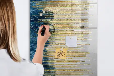 Magnettafel zum Beschreiben mit dekorativem Muster