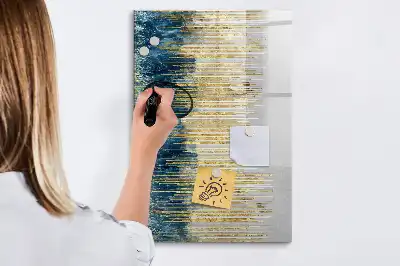 Magnettafel zum Beschreiben mit dekorativem Muster