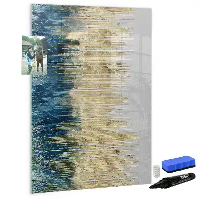 Magnettafel zum Beschreiben mit dekorativem Muster