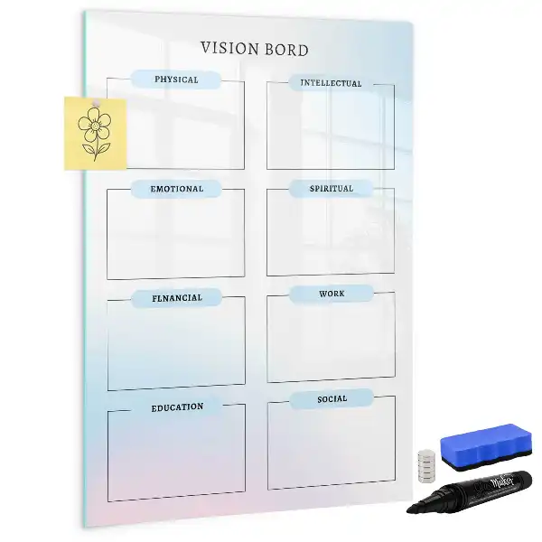 Magnetische Schreibtafel zum Beschreiben